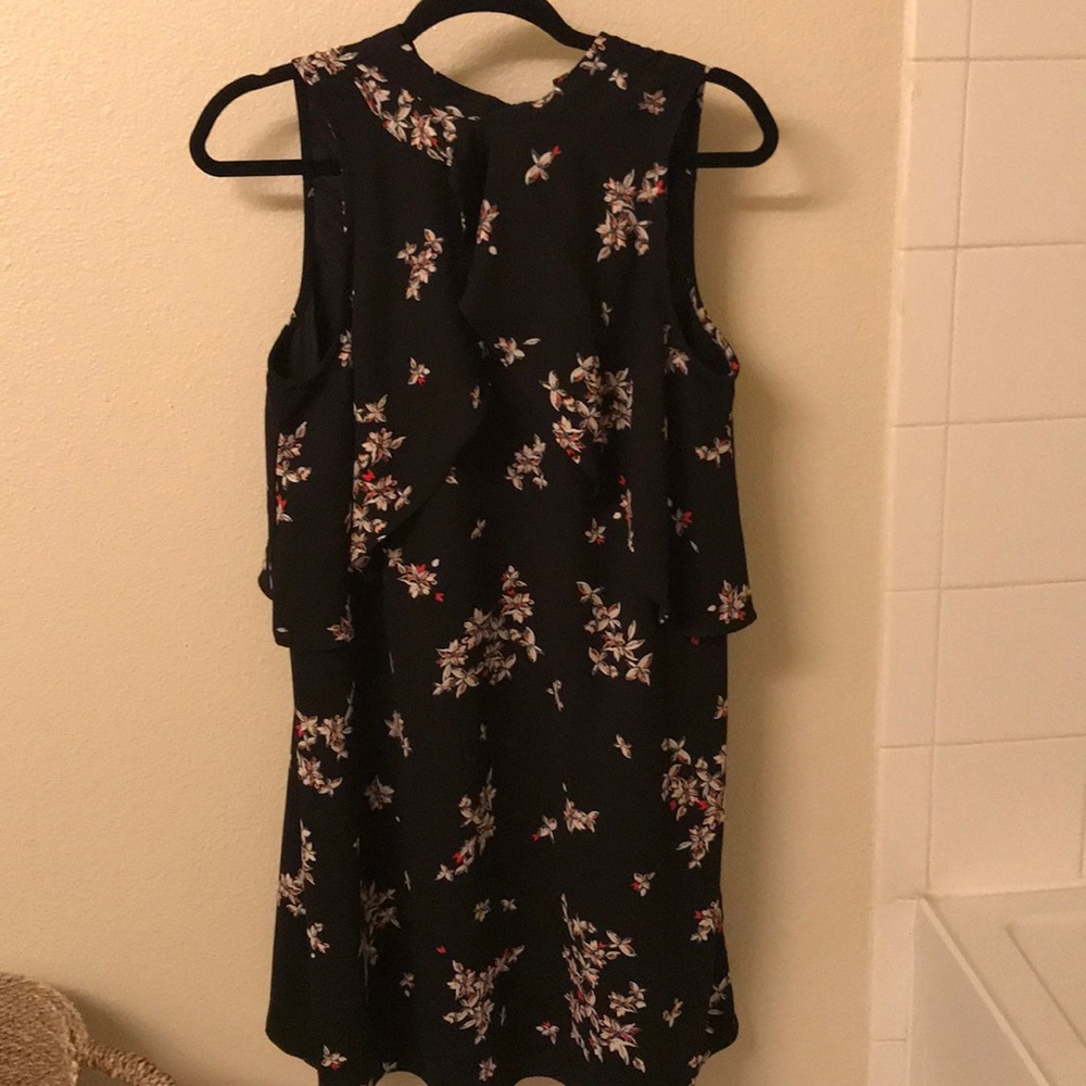 Beautiful black dress with delicate butterflies